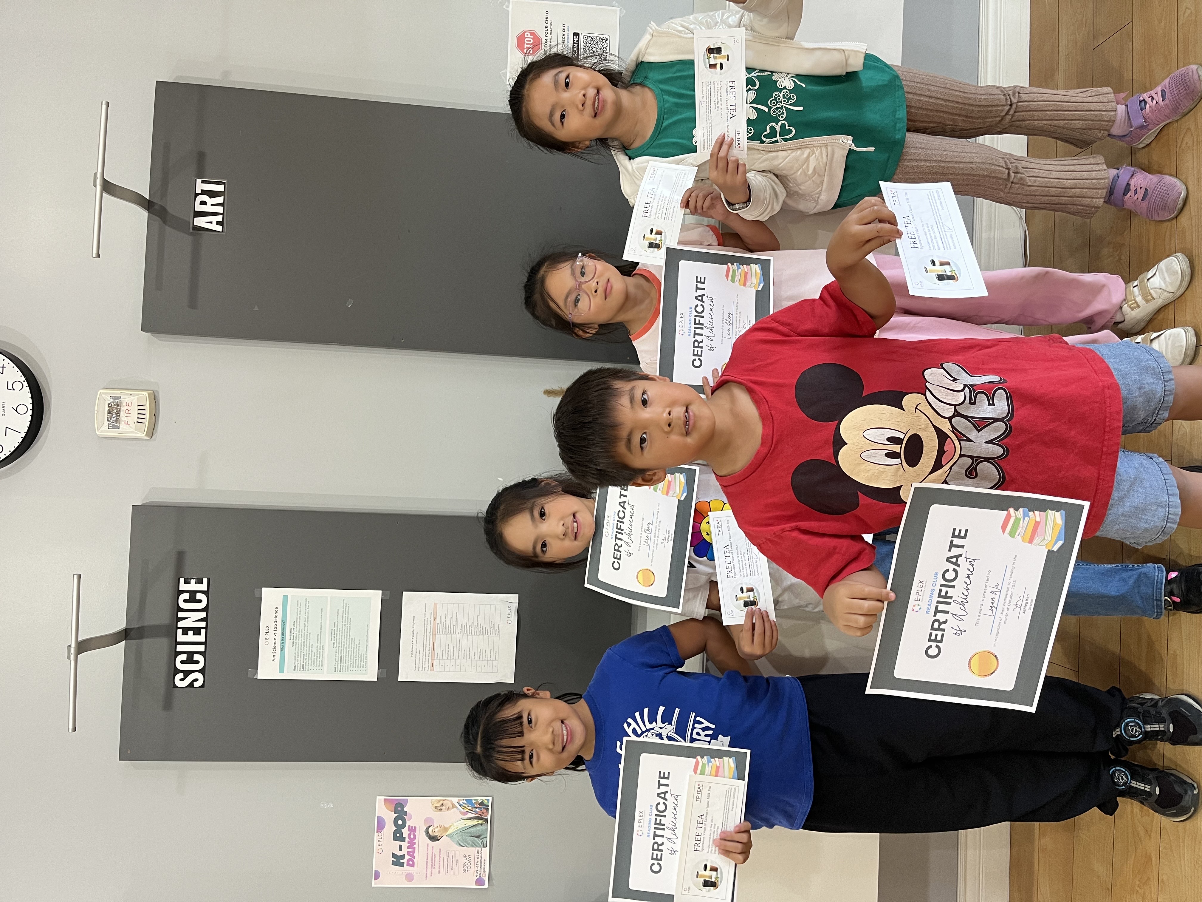 October Reading Winners