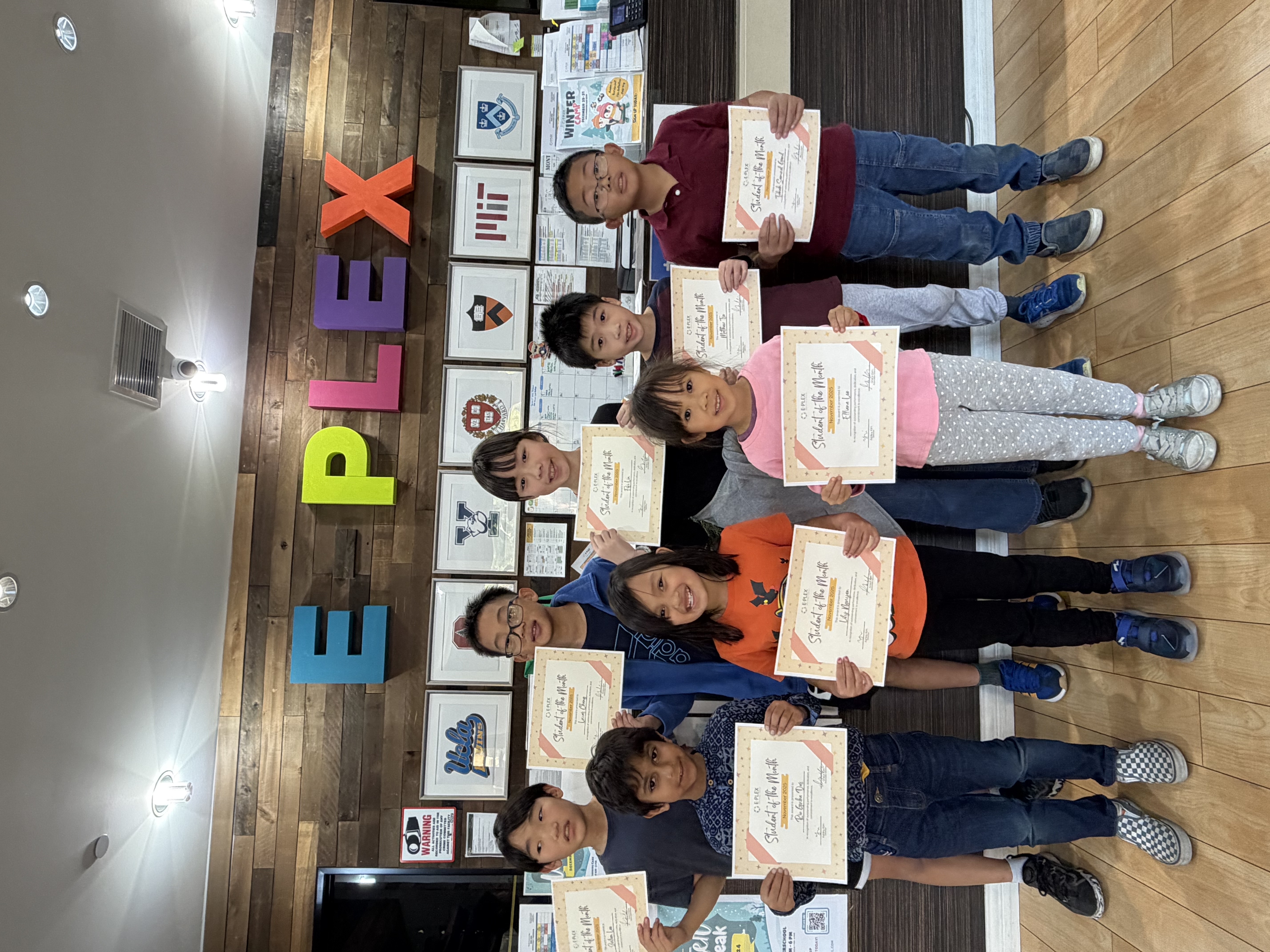 November Student of the Month Award