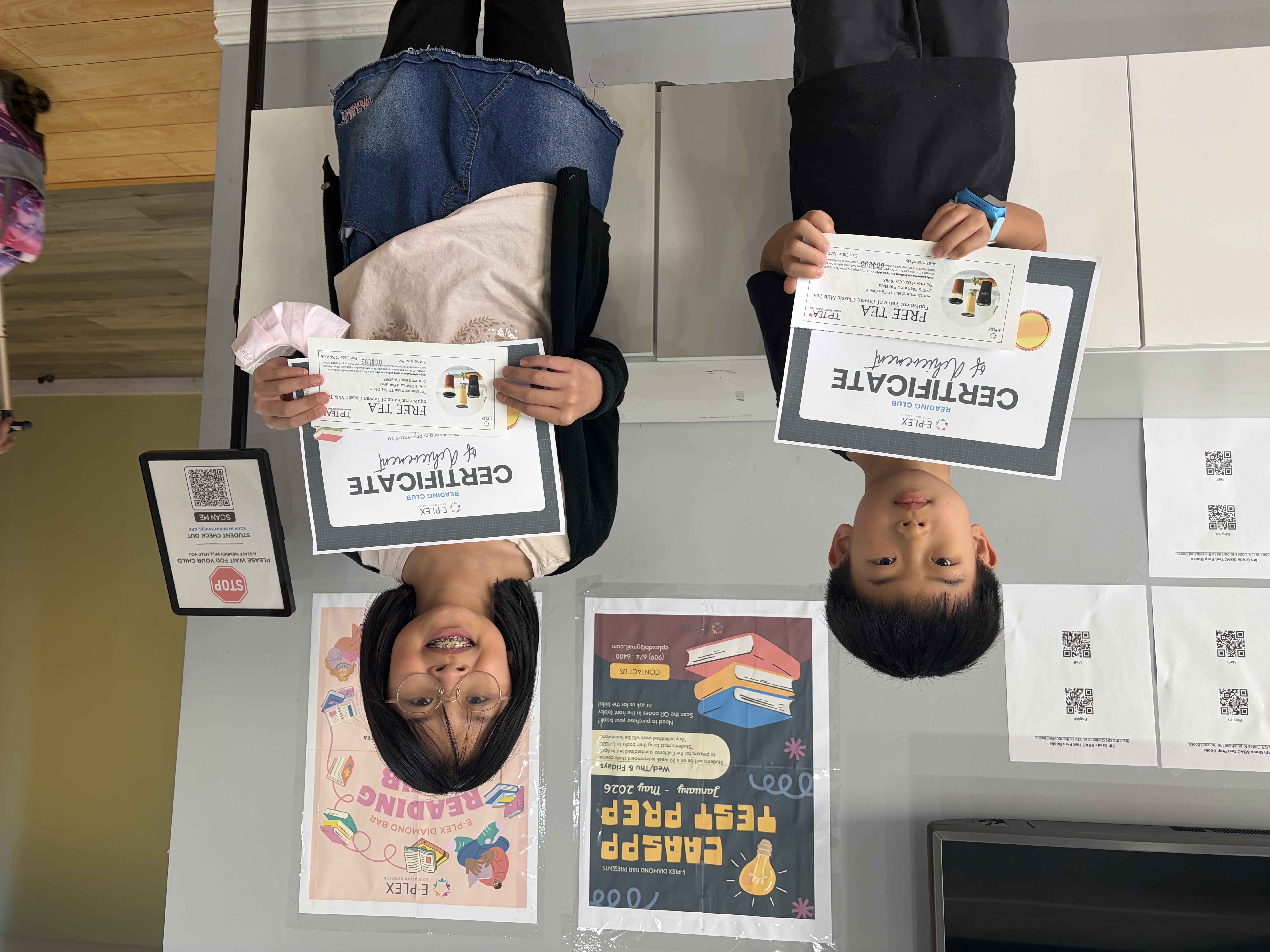 January Reading Club Winners Award