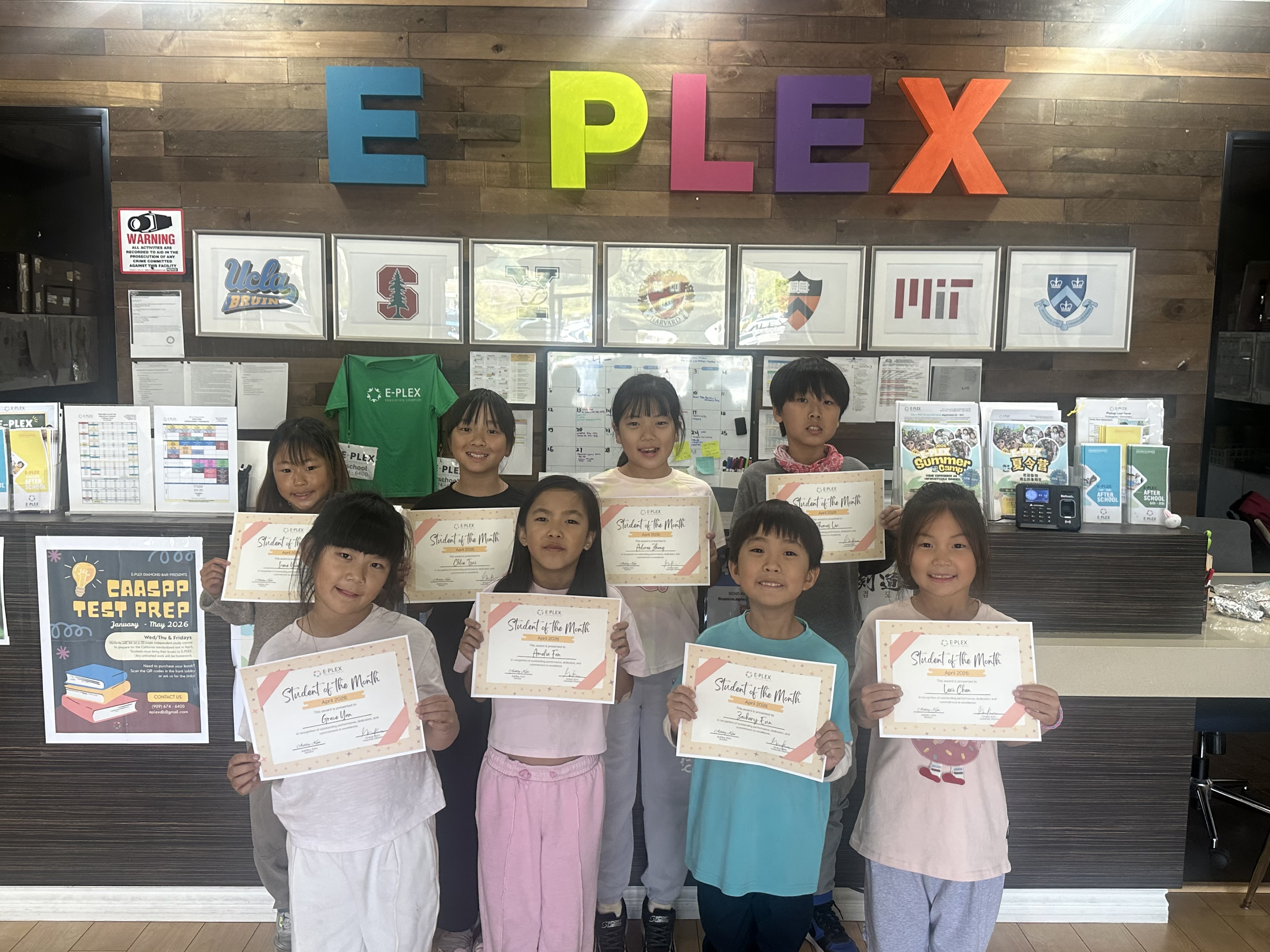April Student of the Month